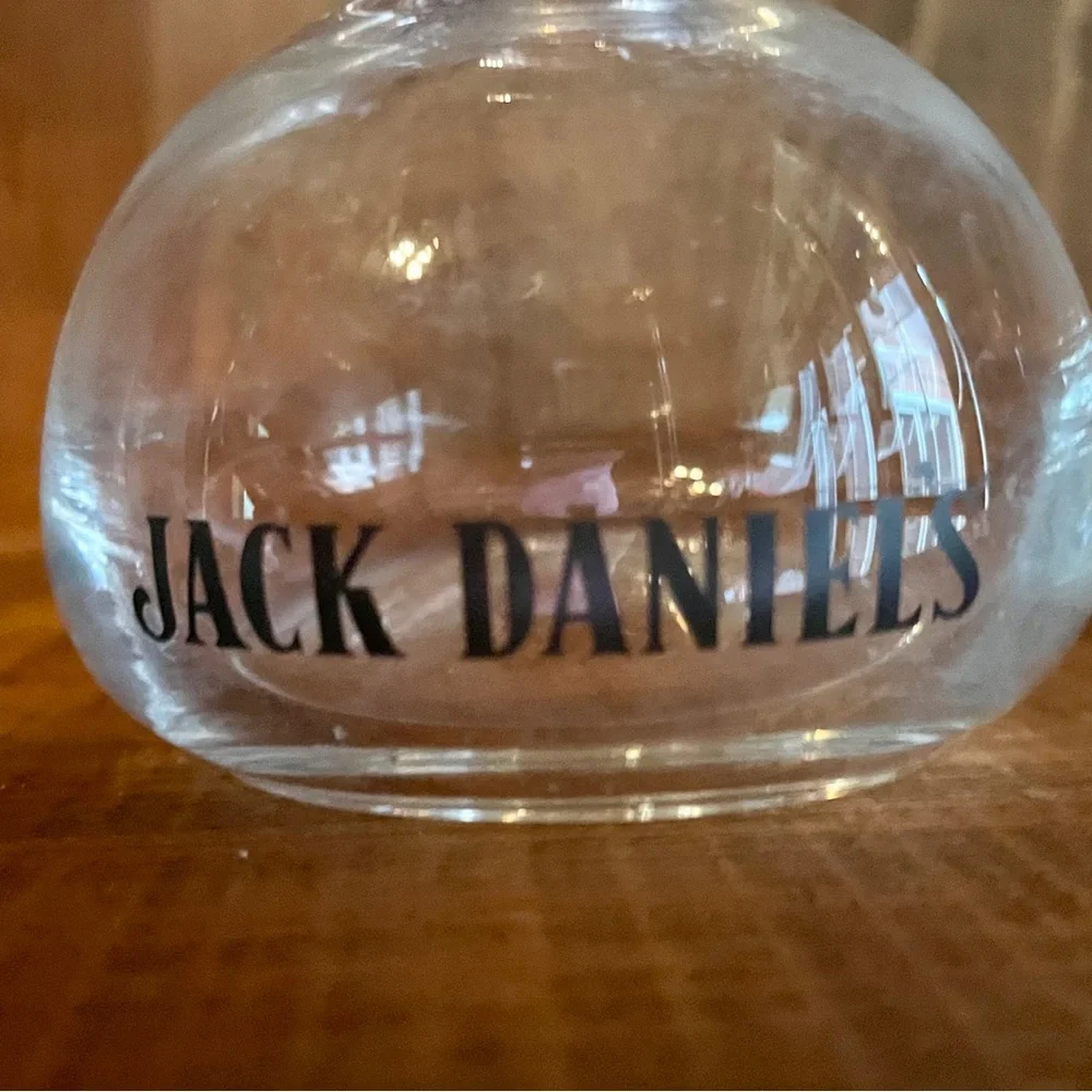 Jack Daniel's - Jigger Double Bubble Shot Glass Chaser - Whiskey on Water 6oz